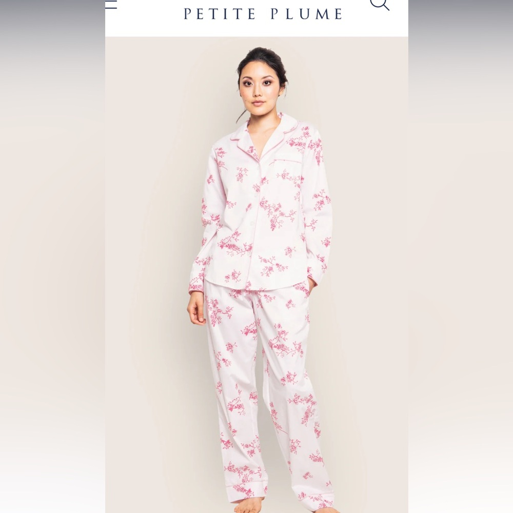 Petite Plume Cotton Pajama Set - Picture 2 of 6